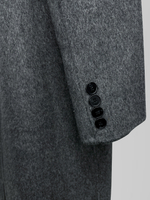 Пальто Monroe 2503 двубортное длинное с разрезом сзади