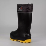 Сапоги мужские ЭВА Nordman Quaddro -50С ТЭП (меховой вкладыш, манжет/шипы), Черный/желтый