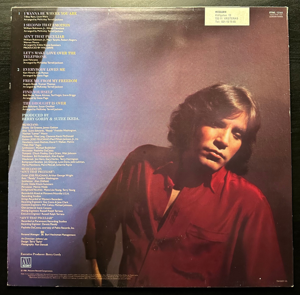 Jose Feliciano (Англия 1981г.)