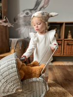 Лонгслив Mjölk Экрю с крылышками, уценка