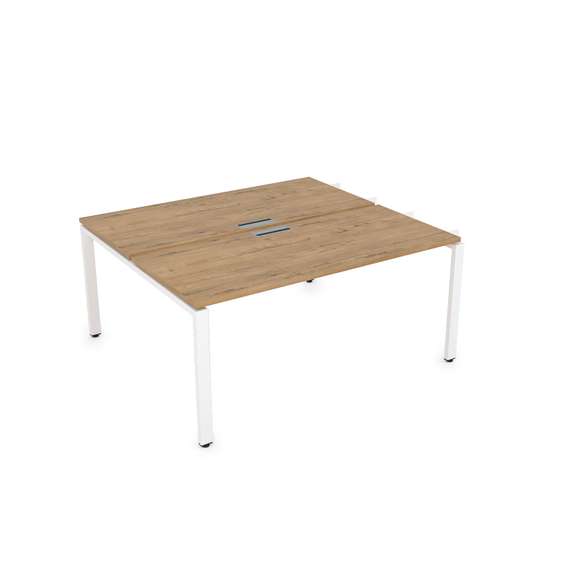 СБДН-П.979 Стол системы БЕНЧ сдвоенный на 2 рабочих места, начальный (1400*1435*750)