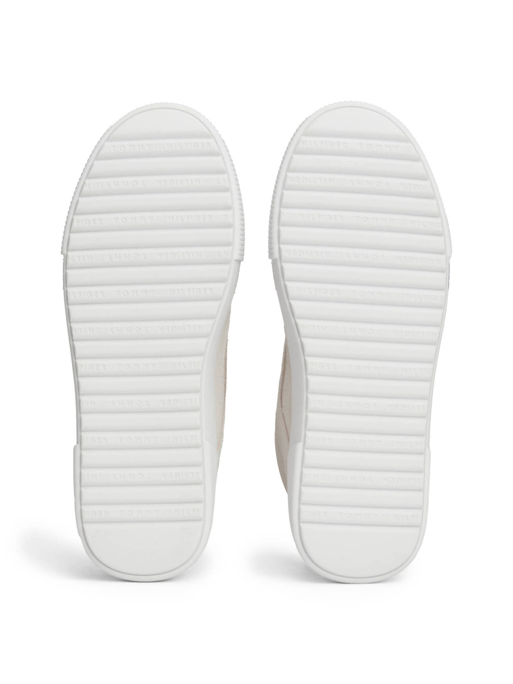 Кожаные кроссовки Tommy Hilfiger - бежевый(FW0FW08108)