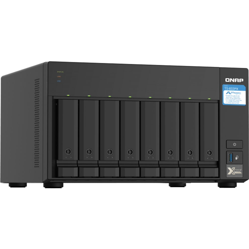 Сетевое хранилище (NAS) QNAP TS-832PX-4G