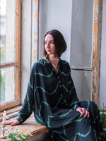 Платье-рубашка ГРАДИЕНТ (лесной)