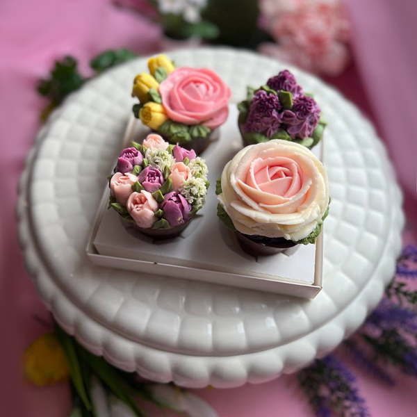 Шоколадные горшочки "Нежность лепестков"