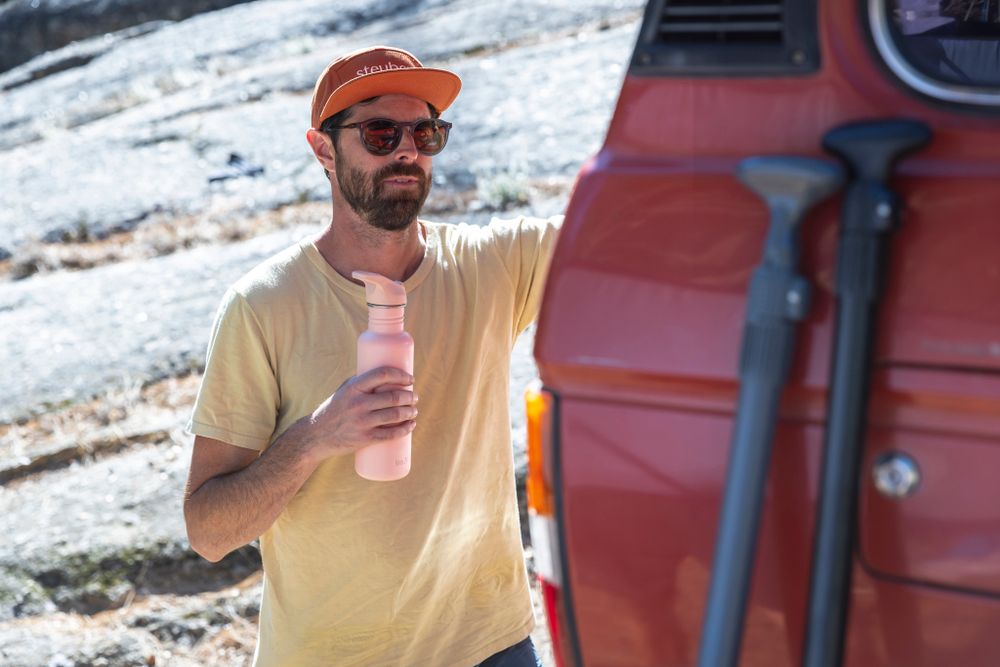 Бутылка Klean Kanteen Classic Flip Sport 27oz (800 мл) Peach Parfait