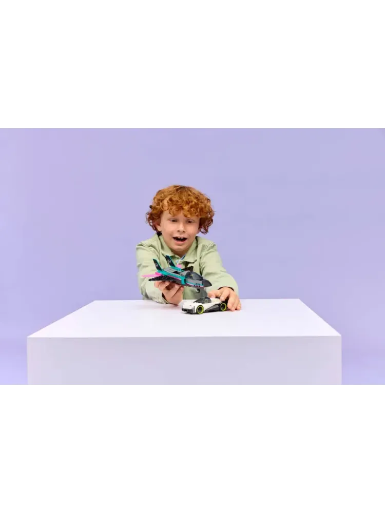 Конструктор City 60489 Реактивный самолет против автомобиля