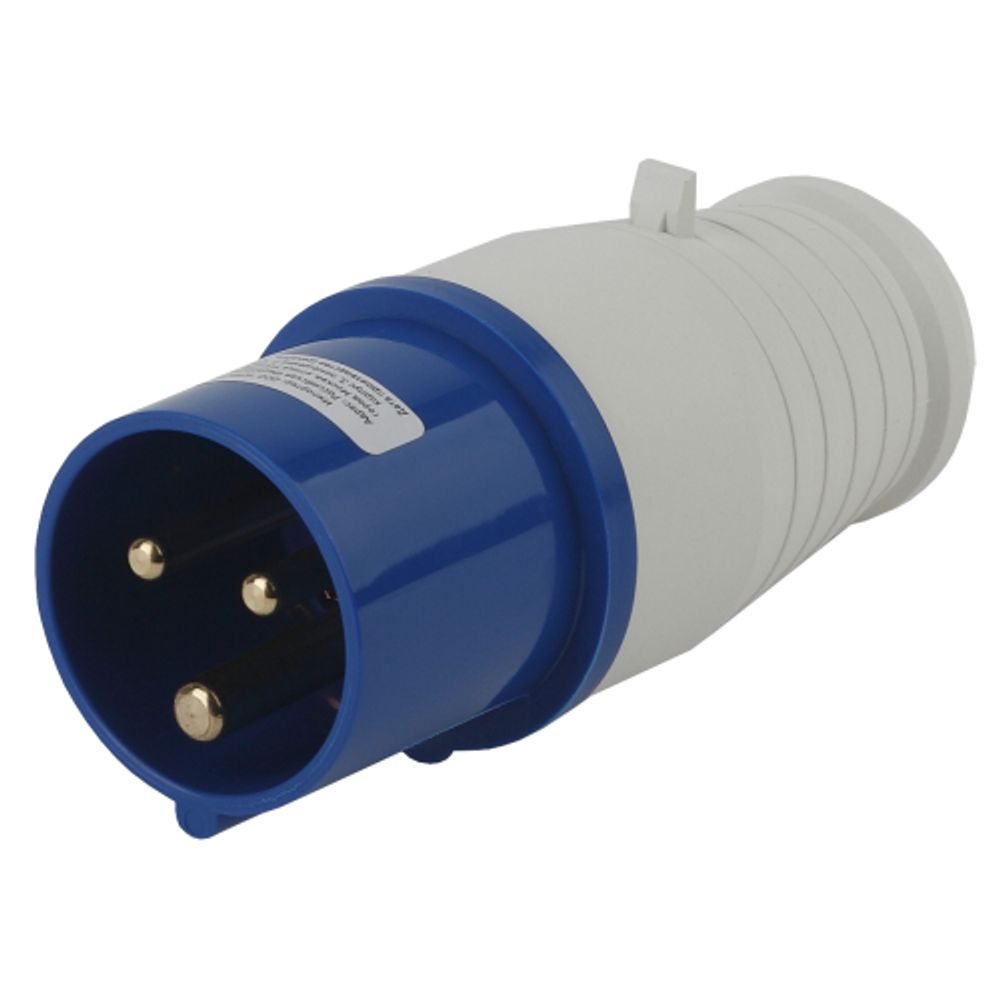 Вилка ЭРА V-16-2P-PE-IP44 переносная 013 2Р+РЕ 16А 220В IP44 | Силовые разъёмы