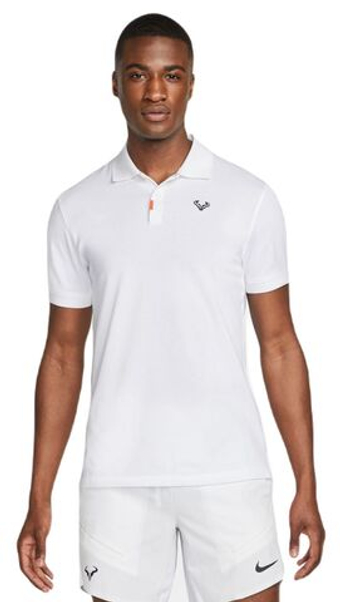 Мужское теннисное поло Nike Rafa Slim Polo - белый