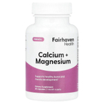 Fairhaven Health, для беременных, кальций и магний, 60 капсул