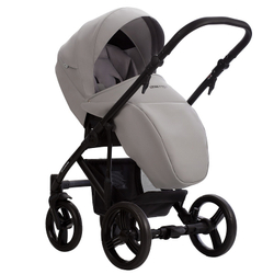 Детская коляска Bebetto Magnum Light Pro 3 в 1 с автокреслом Avionaut Cosmo 03 св.серая кожа