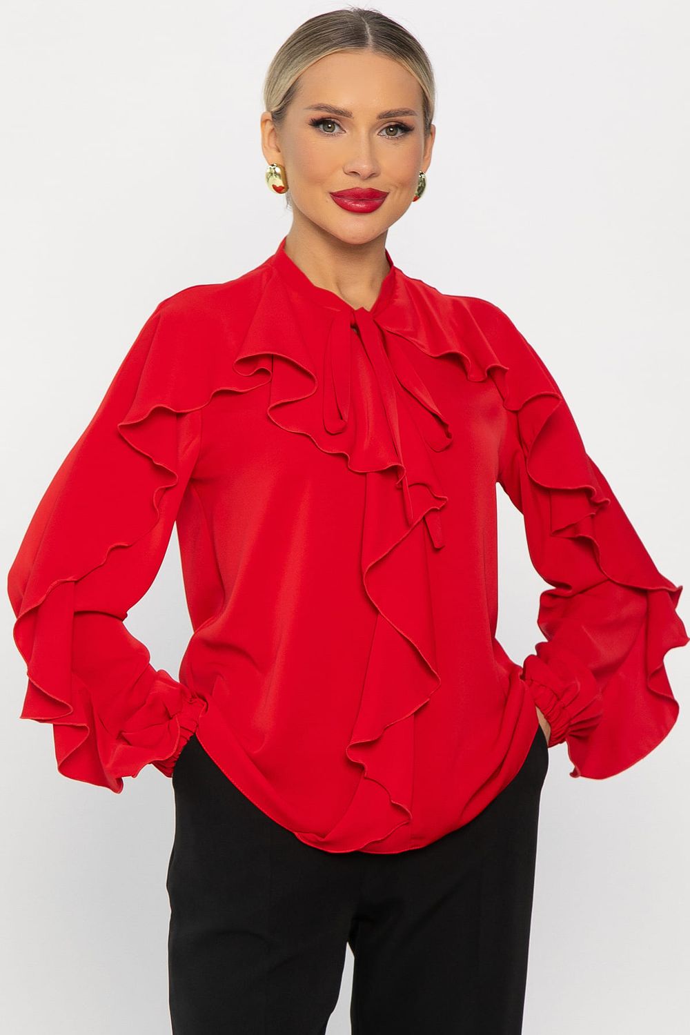 Блуза Дыхание весны (красная) Б14926-5М LT Collection