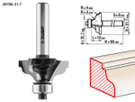ЗУБР 28,6x13мм, радиус 4мм, фреза кромочная калевочная №3