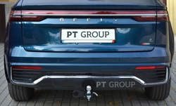 Фаркоп PT GROUP /съемный квадрат/ GEELY Monjaro 2021- (паспорт и сертификат в комплекте)(без электрики) арт.GMN-21-991122.00