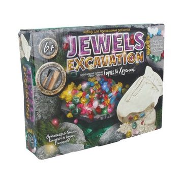 Набор для проведения раскопок серия «JEWERLY EXCAVATION» камни, Набор 1