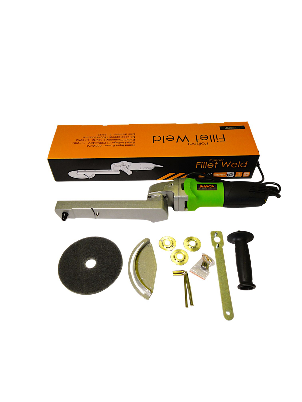 Шлифовальная машина для зачистки угловых сварных швов MY3019 Sinica