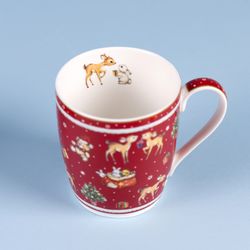 КРУЖКА LEFARD "С НОВЫМ ГОДОМ!" 300 МЛ КРАСНАЯ (КОР=36ШТ.)