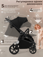 Прогулочная коляска SBL Unica Black