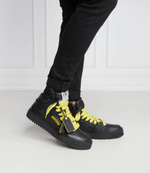 Кожаные кроссовки OFF-WHITE - черный(OMIA065S 24LEA004)