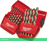 Сверло по металлу Milwaukee Thunderweb HSS-G 1-10мм 19шт (4932352374)