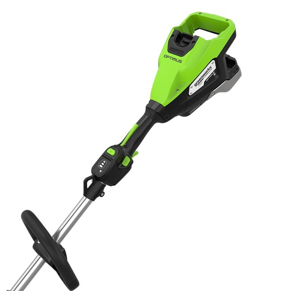 Триммер аккумуляторный Greenworks ST161S, 82V, 1,6 кВт, 43 см, бесщеточный, с 1хАКБ 5 Ач и ЗУ (2112307UB)