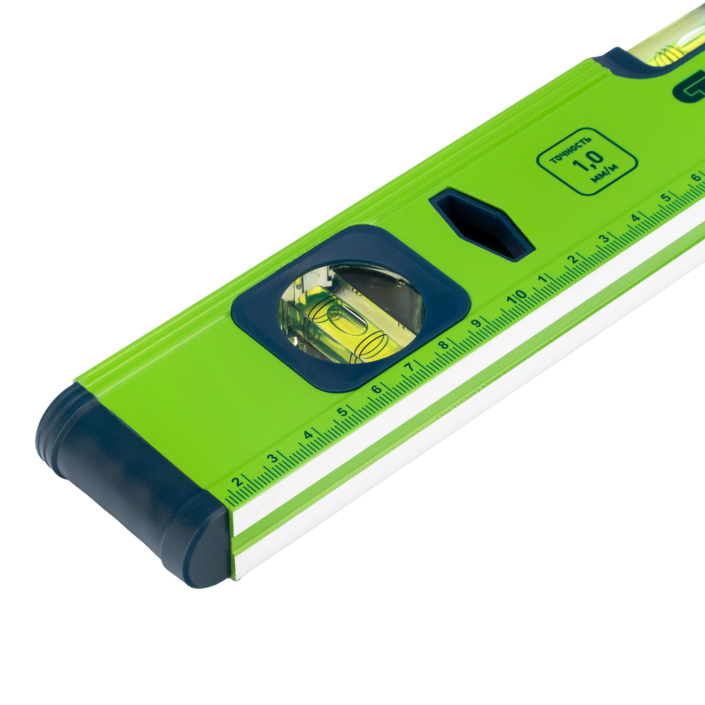 Уровень алюминиевый УС-1, 0-400, фрезерованный, 3 глазка, 400 мм Сибртех 34100