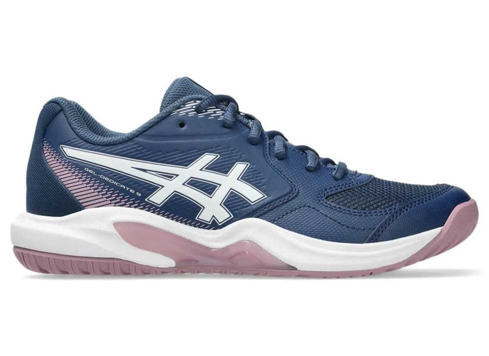 Женские Кроссовки теннисные Asics Gel-Dedicate 9 - independence blue/white