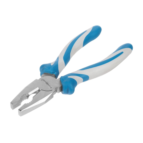 34-4-003 Плоскогубцы комбинированные PREMIUM, 200 мм, CR-V, двухкомпонентные рукоятки,