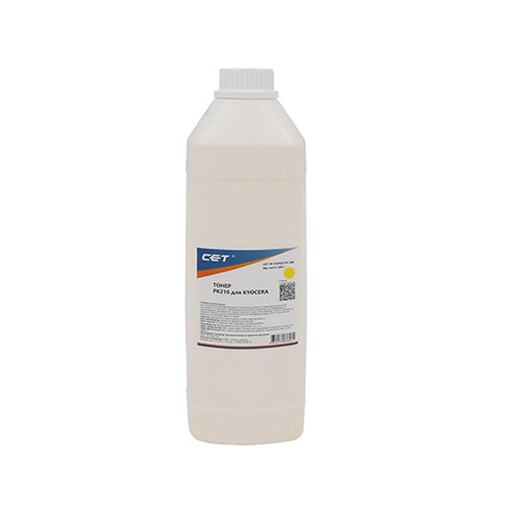 Тонер PK216 для KYOCERA TASKalfa 2552/2553/3252/3253/4053 (Japan) Yellow, 500г/бут, OSP0216Y-500