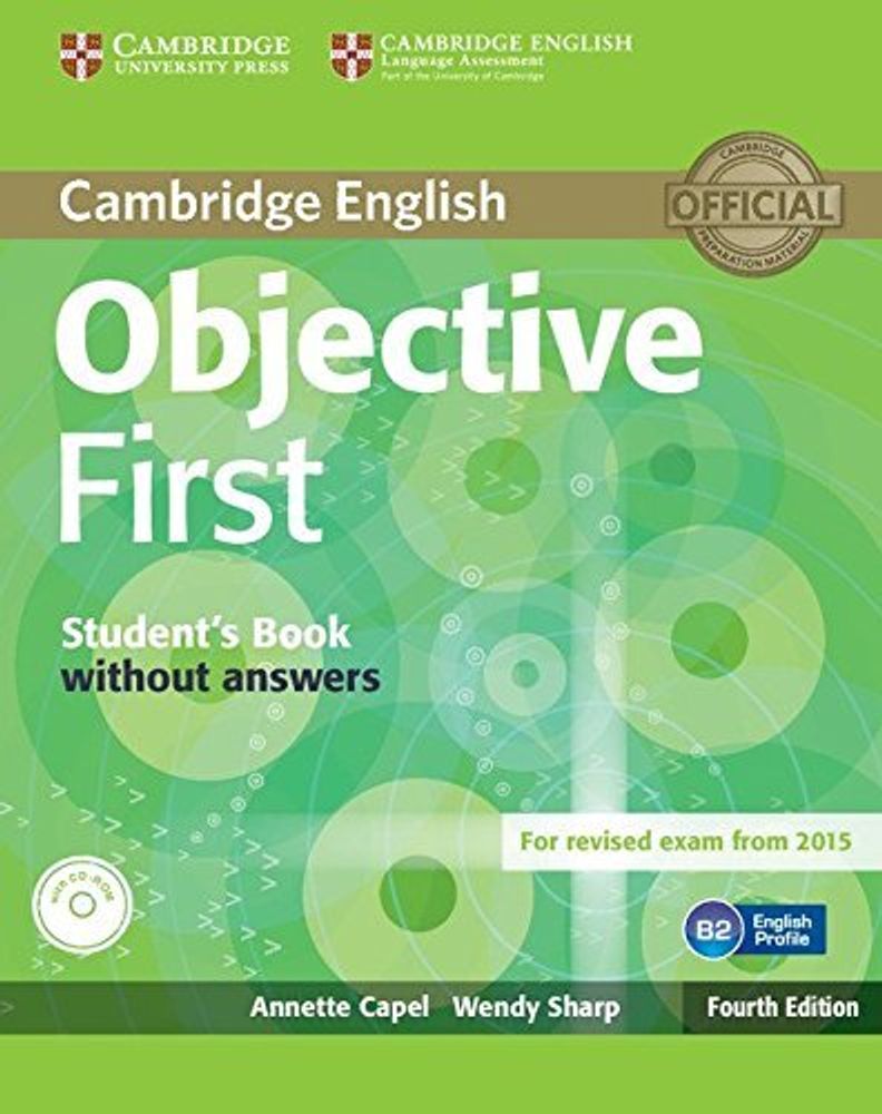 Objective First Student&#39;s Book without Answers with CD-ROM (Rev Exam 2015)