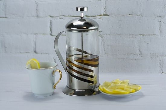 Френч-пресс 350 мл. Kamille KM-0772S стекло, нержавеющая сталь