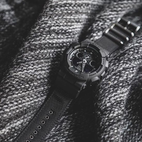 Наручные часы Casio G-Shock GA-100BBN-1ADR