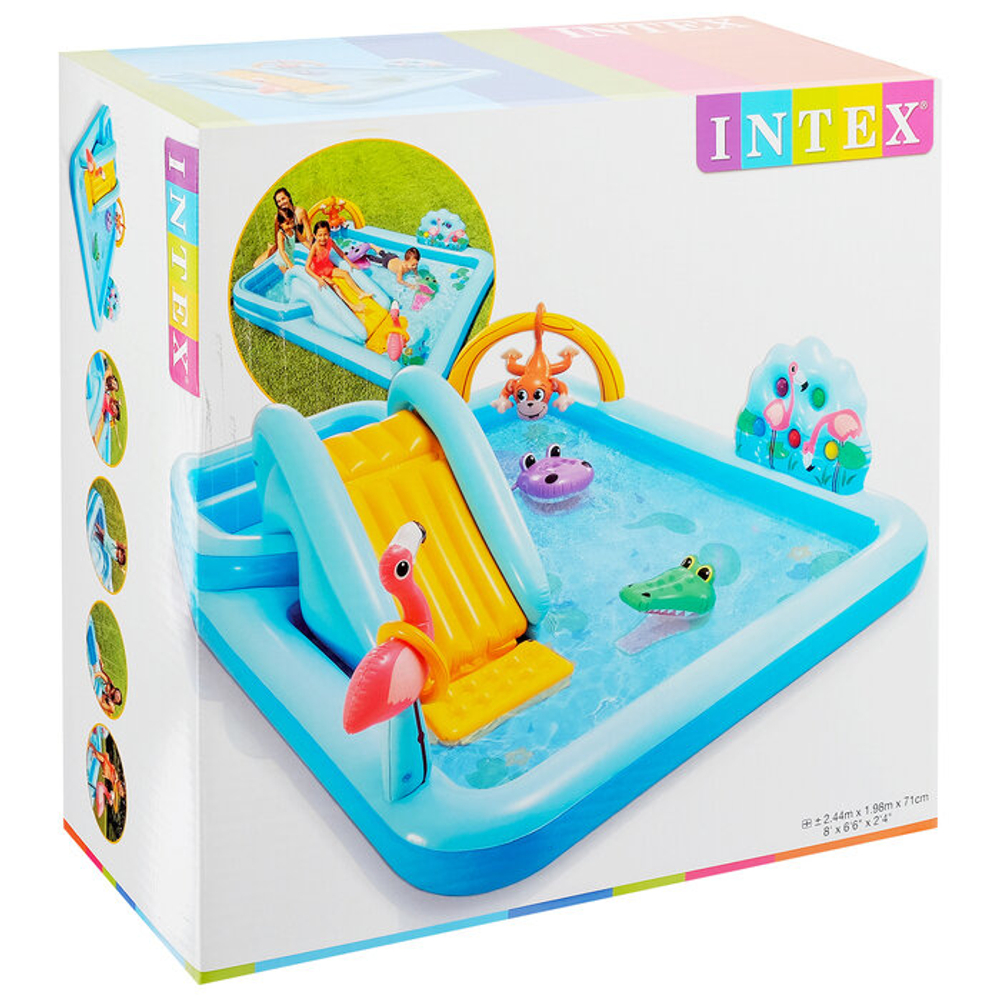 Игровой центр Приключения в джунглях, 244 х 198 х 71 см, от 2 лет, 57161NP INTEX