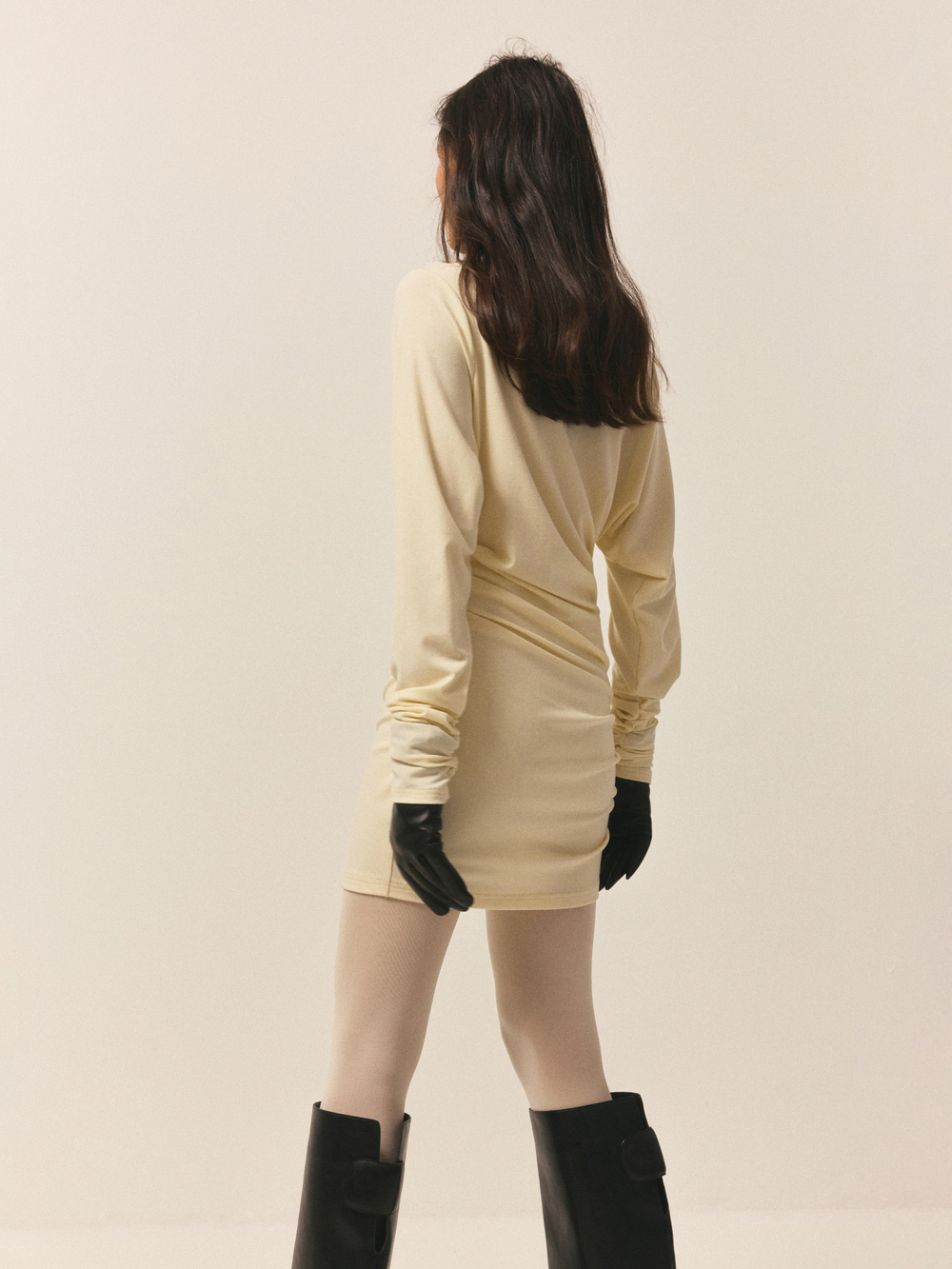 Платье с драпировками