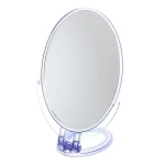 Зеркало настольное в пластиковой оправе «Классика - Практика» овал, подвесное 29см