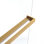 Душевая перегородка Walk-In VSW-1HR100CLG, 1000*2000, матовый золотой, стекло прозрачное