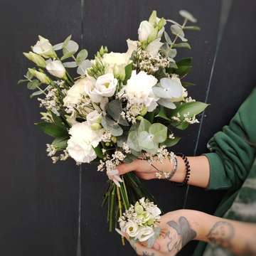 Букет невесты и бутоньерка