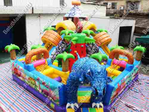 Надувной батут "В гостях у динозавра" 7*7*6м