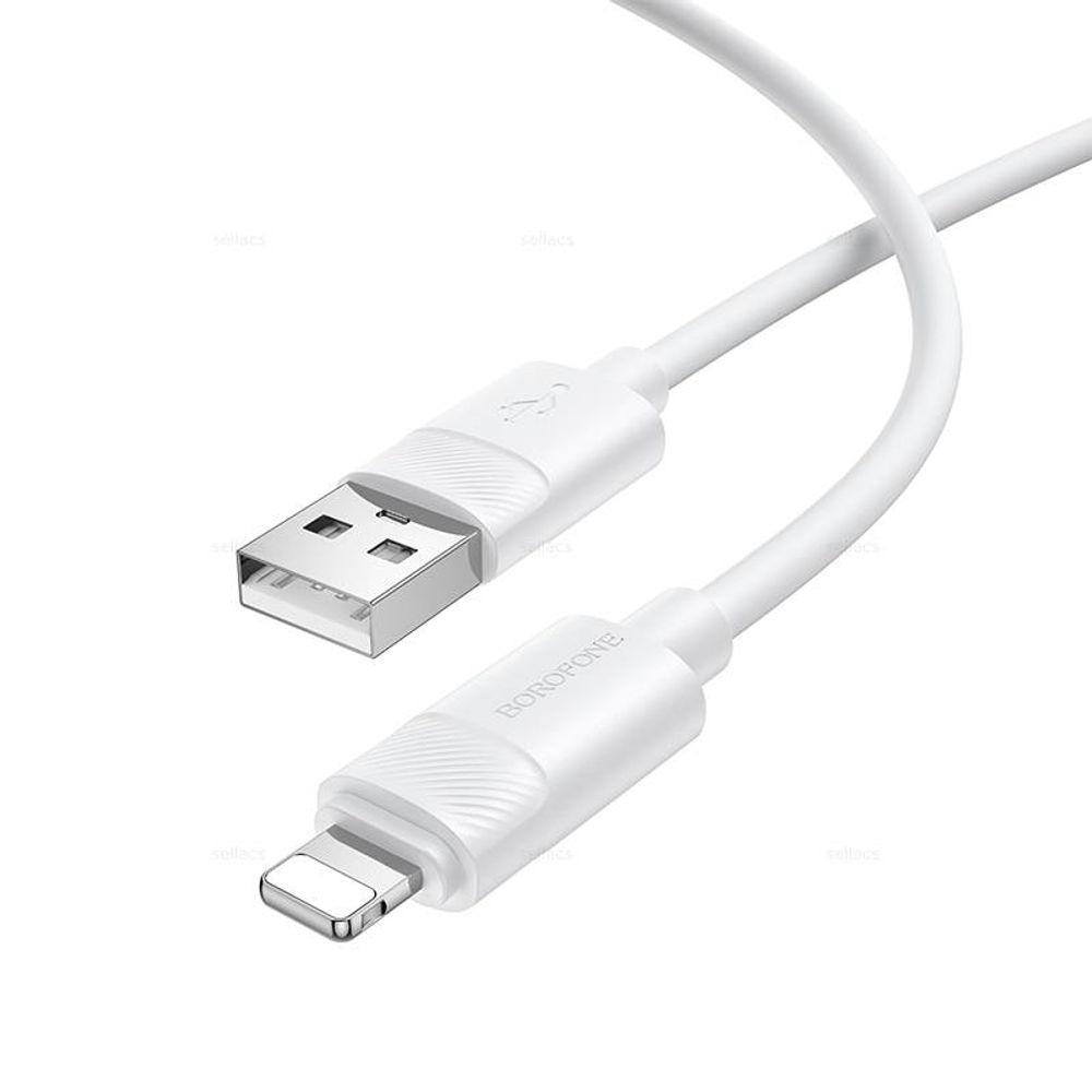 Borofone BX123 Leya силиконовый зарядный дата кабель Lightning