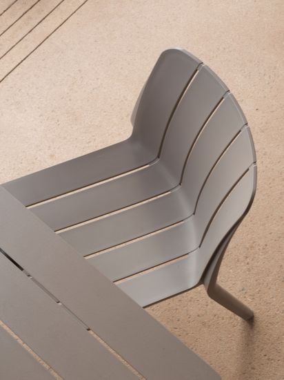 Стул пластиковый Tiberina Bistrot тортора Nardi Италия