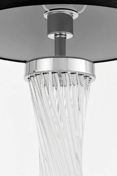 Настольная лампа Lumina Deco Villanova LDT 302 CHR+BK