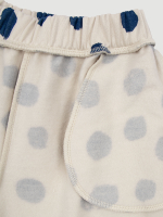 Утеплённые брюки на резинке Mjölk Горошки