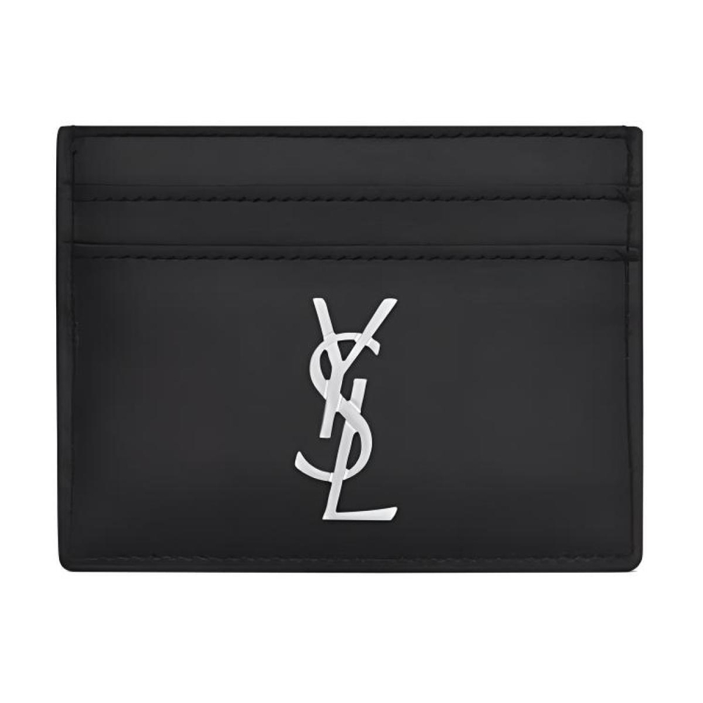 Картхолдеры и кошельки SAINT LAURENT YSL Monogram Logo, 485631-0SX0E-1000