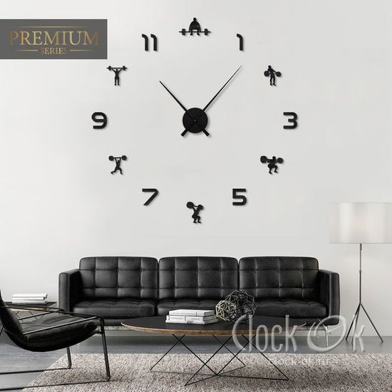 Настенные 3D часы Gym