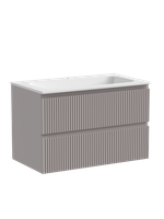 Тумба с раковиной Sancos Snob R 80 см SNR80SM doha soft