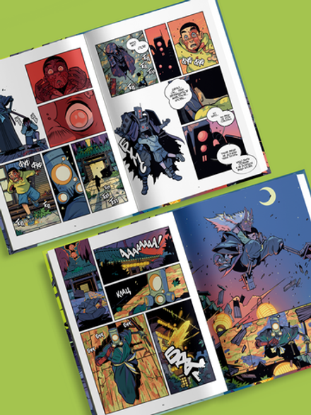 Комикс Yojimbot: Ржавые ночи. Графический роман. Том 2