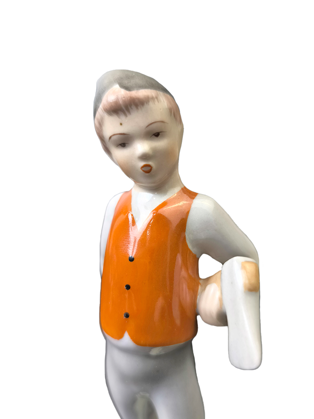 Фарфоровая статуэтка "Мальчик дровосек" Hollohaza