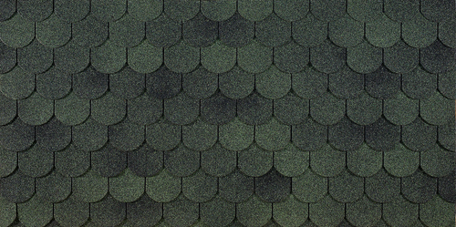 Гибкая черепица Döcke PIE EURASIA/ КАПЛЯ/ Зелёный