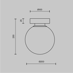Настенный светильник Maytoni Basic form MOD321WL-01B1