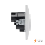 Валенсия розетка 1-местная с/з 16А белая с защ, штор, с 2 USB 2,1А EKF PROxima
